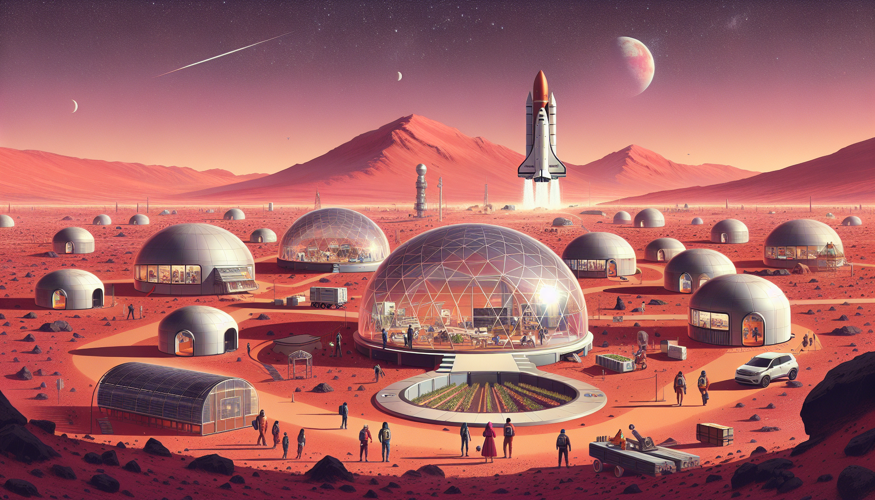 Mars colonization 2035